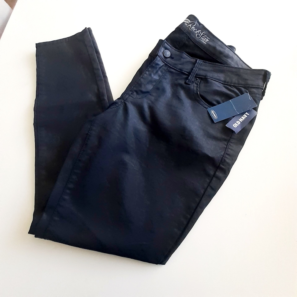 Old Navy Rockstar Coated Skinny Jeans